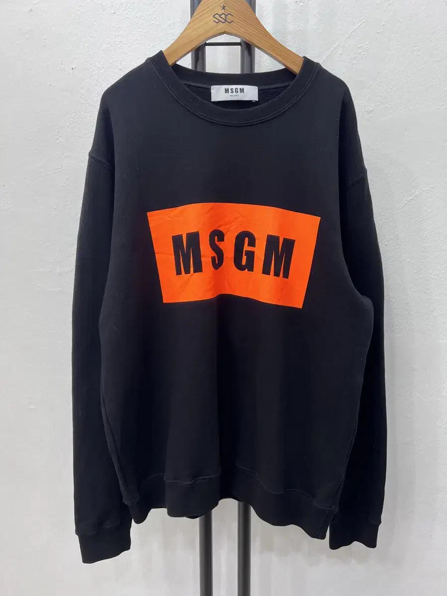 정품) MSGM 남성 맨투맨 XL